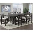 Bowery Hill Mango Dusky Cedar Brown Dining Set Rectangular Plank Effect 108