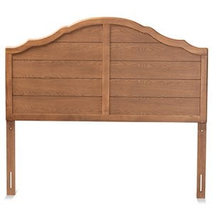 Bowery Hill Vintage Walnut Finished Wood Queen Size Headboard