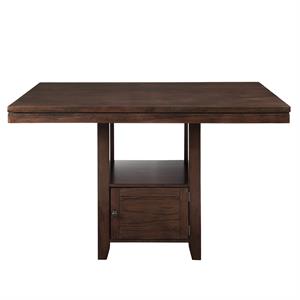 Bowery Hill Modern / Contemporary Espresso 60&quot Wood Counter Table