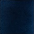 Bowery Hill Navy Blue Velvet and Gold Finished Metal Storage Ottoman