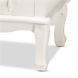 Bowery Hill Contemporary White Finished Wood 3-Drawer End Table