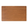 Bowery Hill Gray Velvet and Brown Wood 4-Piece Dining Nook Set