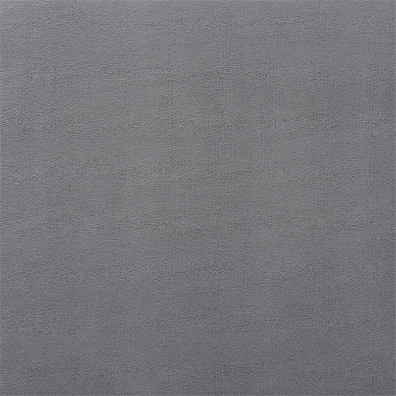 Bowery Hill Gray Velvet and Brown Wood 4-Piece Dining Nook Set