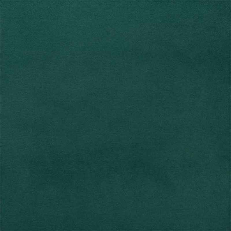 Bowery Hill Green Velvet and Brown Wood 2-Piece Dining Nook Set