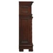 Bowery Hill Free-standing Rectangular Wooden Fireplace in Cherry