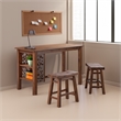 Bowery Hill Rectangular Dining Table - Chestnut Wire-Brush Finish