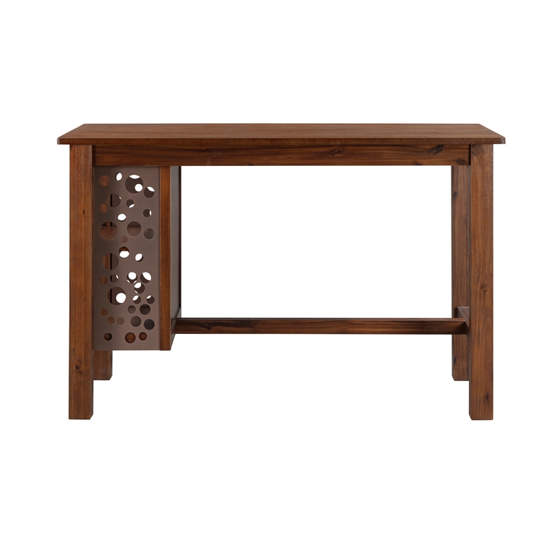 Bowery Hill Rectangular Dining Table - Chestnut Wire-Brush Finish
