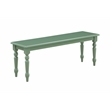 Bowery Hill Modern 6pc Rubberwood Dining Set - Equestrian Green