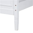 Bowery Hill Modern White Finished Wood Full Size Platform Bed
