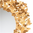 Bowery Hill Antique Goldleaf Metal Butterfly Accent Wall Mirror