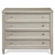 Bowery Hill Modern Wood Lateral File Cabinet in Champagne Beige