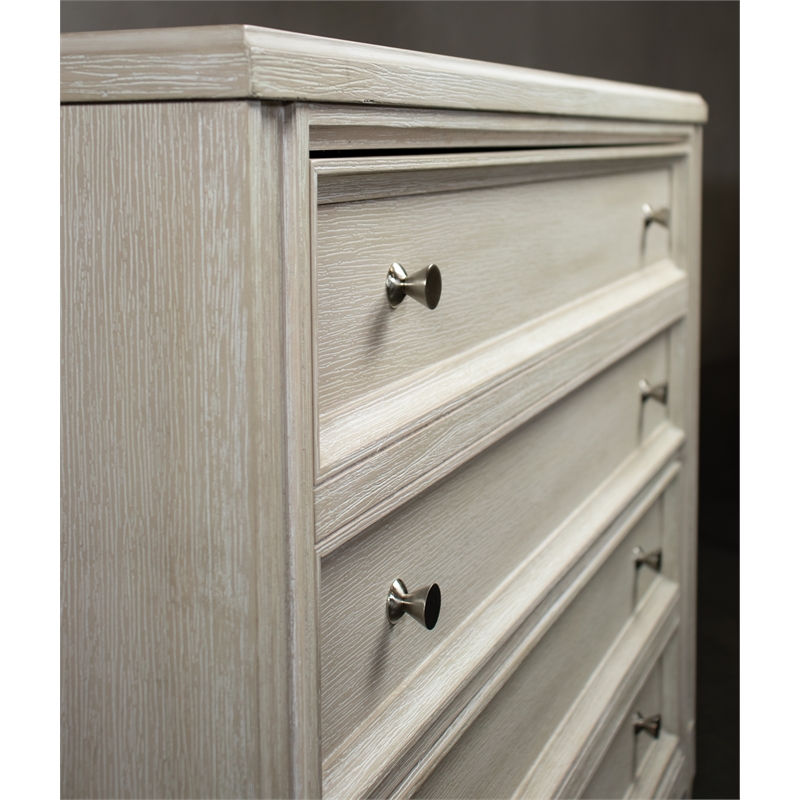 Bowery Hill Modern Wood Lateral File Cabinet in Champagne Beige