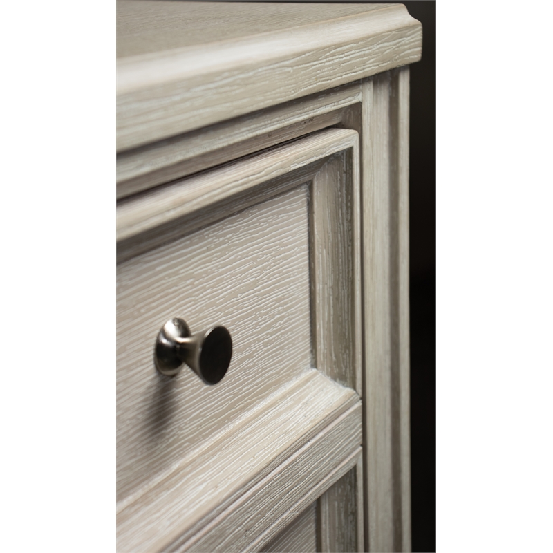 Bowery Hill Modern Wood Lateral File Cabinet in Champagne Beige