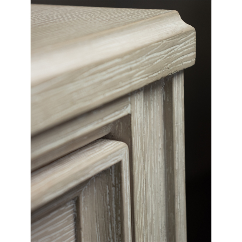 Bowery Hill Modern Wood Lateral File Cabinet in Champagne Beige