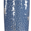 Bowery Hill Ceramic Blue Table Lamp Round 29.75