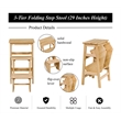 Bowery Hill Modern Wood Folding 30