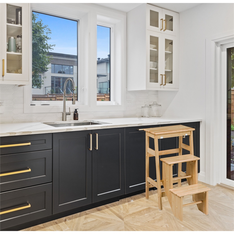 Bowery Hill Modern Wood Folding 30