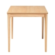 Bowery Hill Mid-Century Modern Natural Oak Finished Wood Dining Table