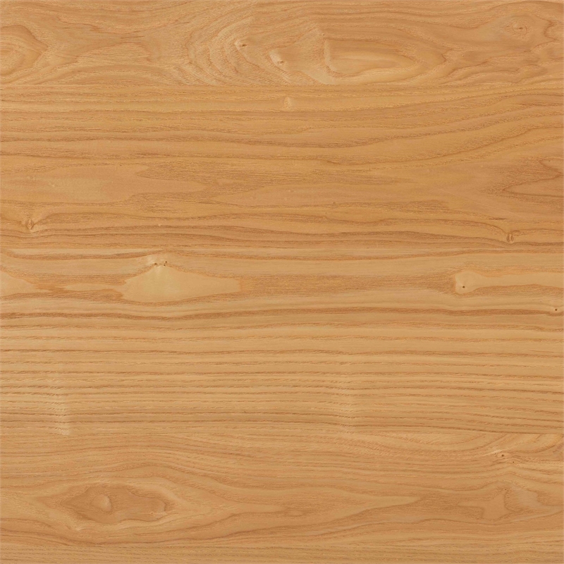 Bowery Hill Mid-Century Modern Natural Oak Finished Wood Dining Table