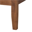 Bowery Hill Modern Wood Queen Size Platform Bed in Walnut Brown