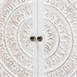 Bowery Hill Traditional White Finished Wood 2-Door Storage Cabinet