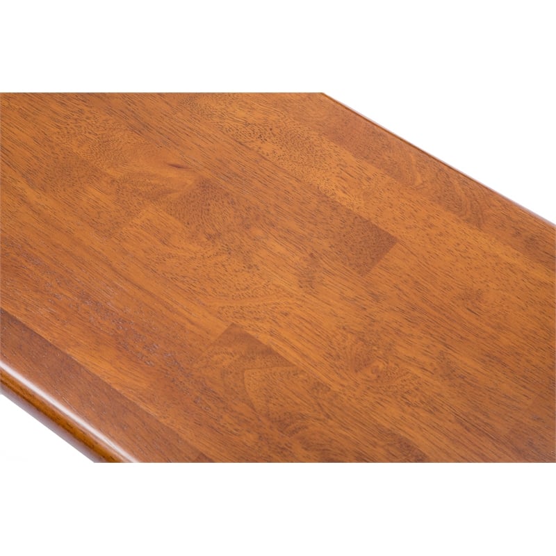 Bowery Hill Modern / Contemporary Dining Bench in Walnut Finish