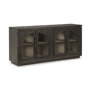 Bowery Hill Modern / Contemporary Grayish Brown Accent Cabinet