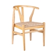 Bowery Hill Modern Dining Chairs - Set of 2 - Natural Finish
