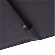 Bowery Hill Modern Aluminum LED 8' Gray Double Top Square Umbrella