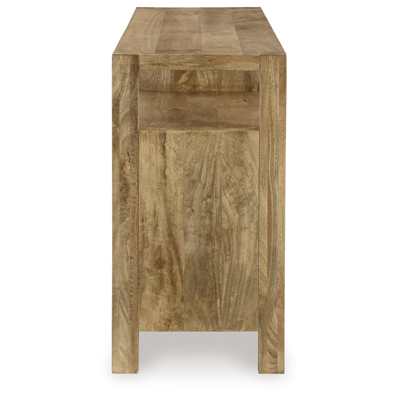 Bowery Hill Modern / Contemporary Natural Brown Accent Cabinet