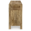 Bowery Hill Modern / Contemporary Natural Brown Accent Cabinet