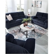 Bowery Hill Modern / Contemporary Navy Finish One-pull Recliner