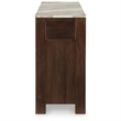 Bowery Hill Modern / Contemporary Dark Brown Finish Accent Cabinet