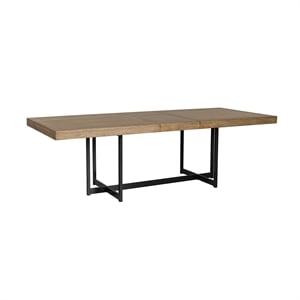Bowery Hill Modern / Contemporary Light Brown Dining Extension Table