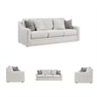 Bowery Hill Modern / Contemporary Corner-blocked Frame Beige Sofa