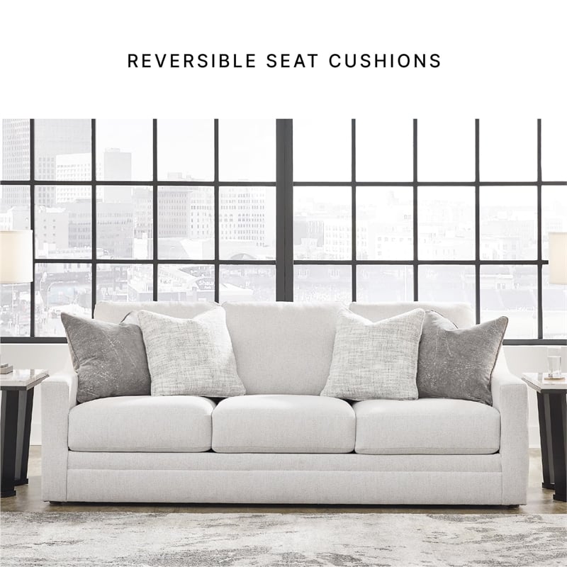 Bowery Hill Modern / Contemporary Corner-blocked Frame Beige Sofa