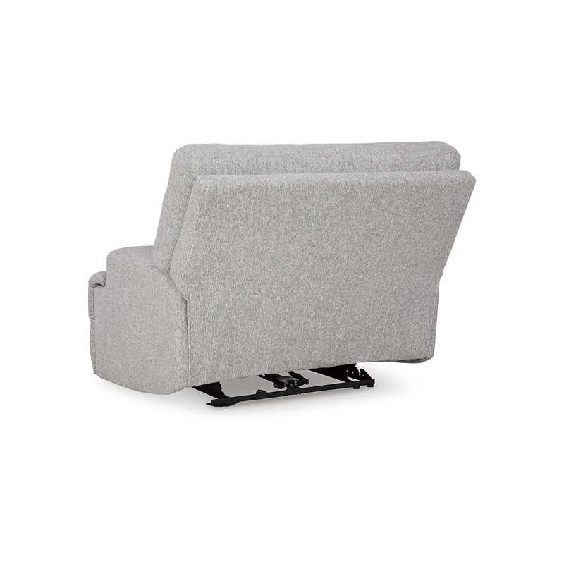 Bowery Hill Modern / Contemporary Pewter Polyester Power Recliner
