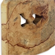 Bowery Hill Contemporary Wood Wall Decor In Natural Set of 9