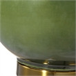 Bowery Hill Modern / Contemporary Ceramic Table Lamp in Green