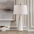 Bowery Hill Modern / Contemporary Ivory Glaze Ceramic Table Lamp