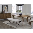Bowery Hill 48 Inch Ivory Chunky Boucle Fabric Upholstered Accent Bench