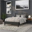 Bowery Hill Contemporary Full Metal Spindle Headboard in Black