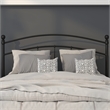 Bowery Hill Contemporary Full Metal Spindle Headboard in Black