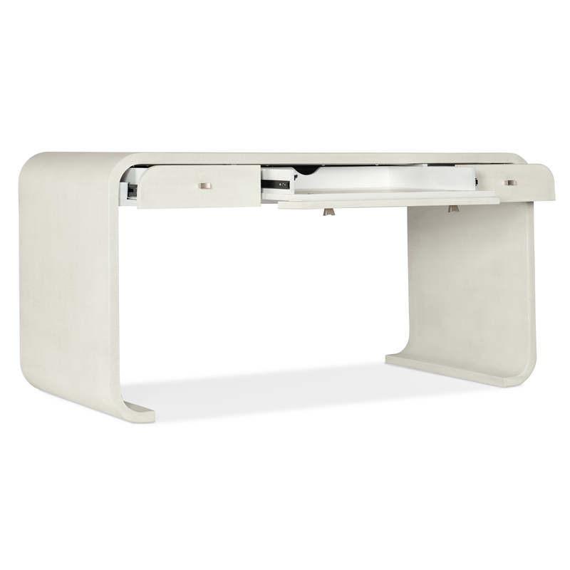 Bowery Hill Modern / Contemporary Writing Desk in White Wood