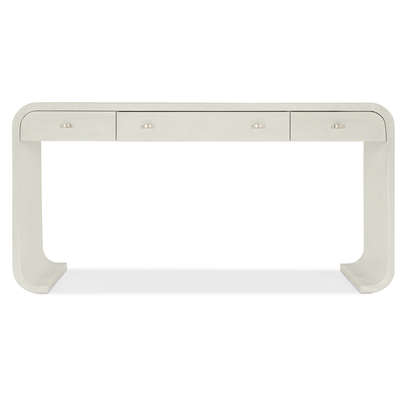 Bowery Hill Modern / Contemporary Writing Desk in White Wood