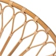 Bowery Hill Bohemian Natural Rattan Queen Size Standalone Headboard