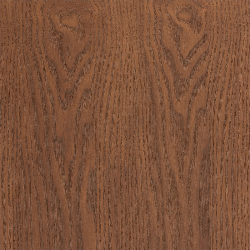 Bowery Hill Ash Walnut Wood 3-Piece King Size Bedroom Set with Rattan