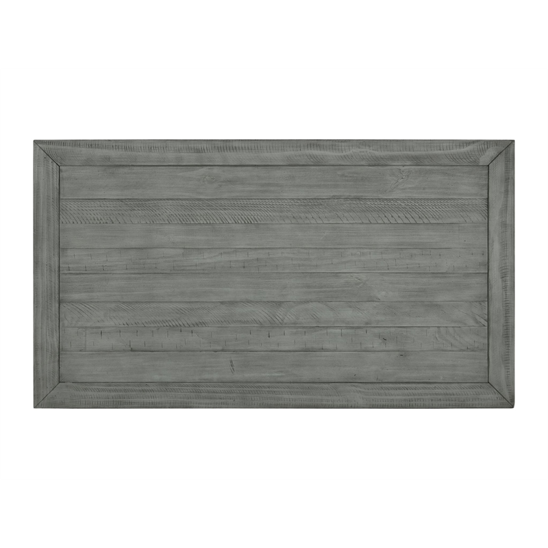 Bowery Hill Contemporary Dove Gray 2-Drawer Wood Coffee Table