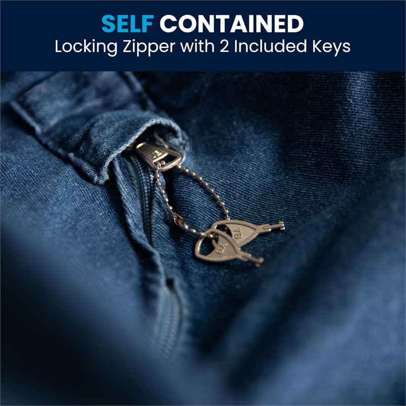 Bowery Hill Modern - Contemporary Small Bean Bag Chair in Denim