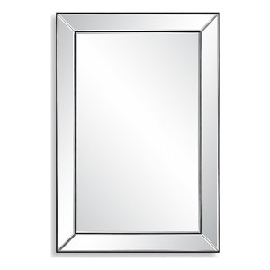 Bowery Hill Contemporary 34&quotH x 23&quotW x 1.25&quotD Glass Mirror in Bronze